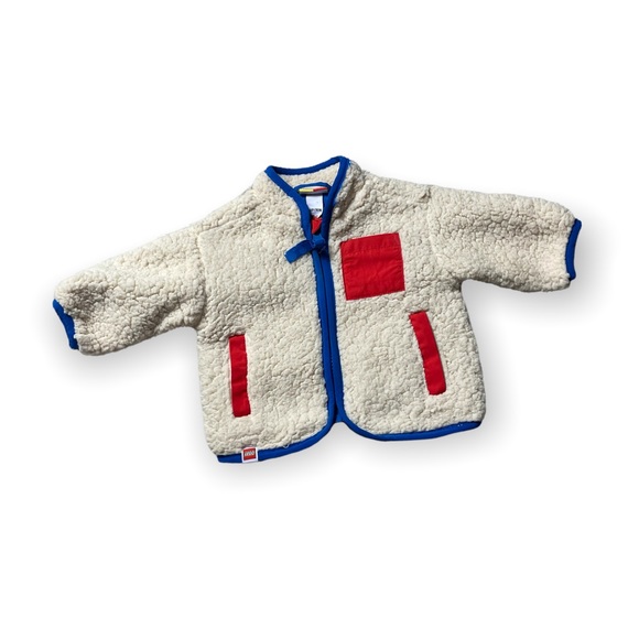 Lego Other - NWOT Lego Target Cream Fleece Zip Up Jacket Size Newborn